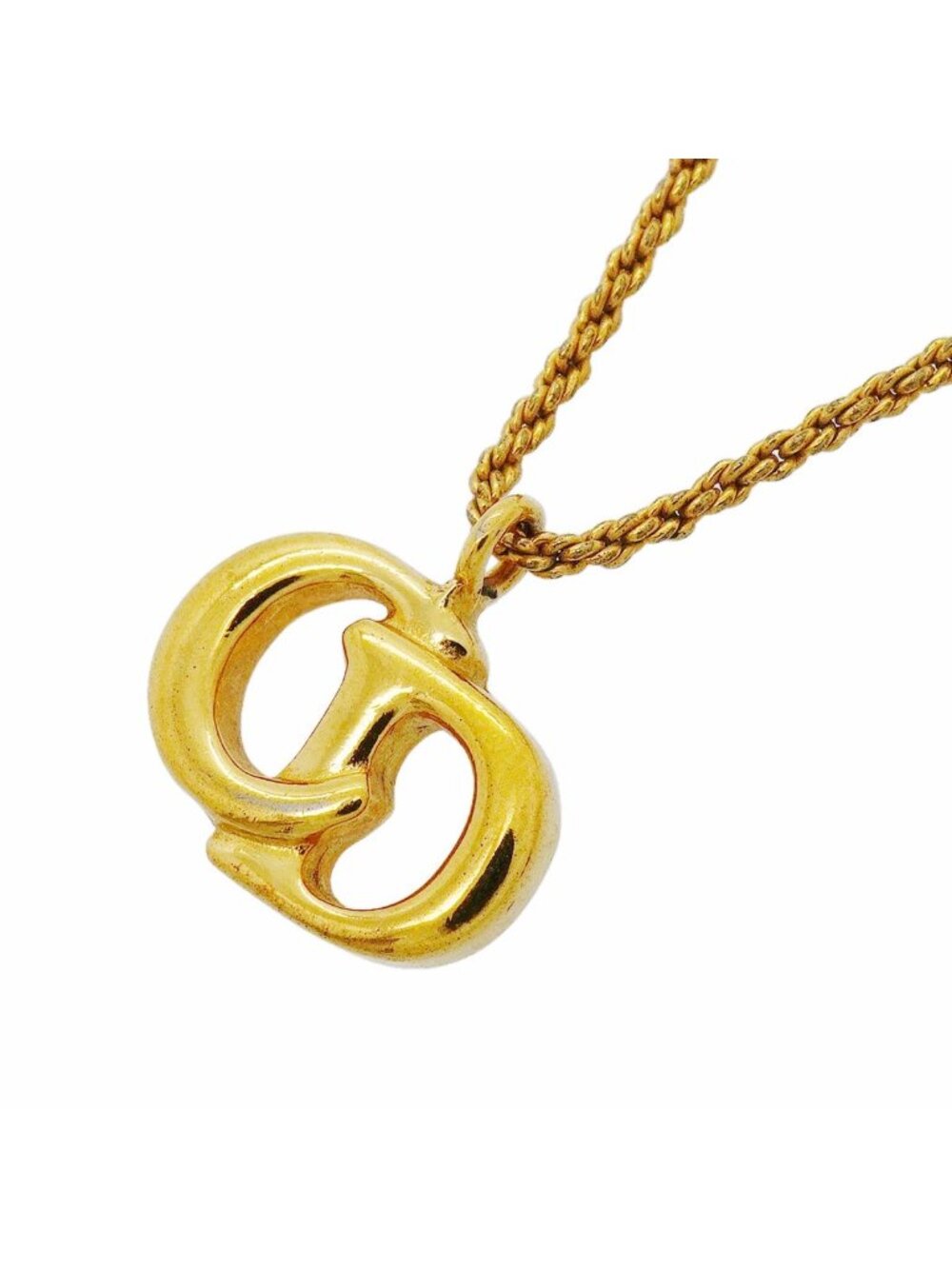 Dior Necklace CD Logo Gold Plated